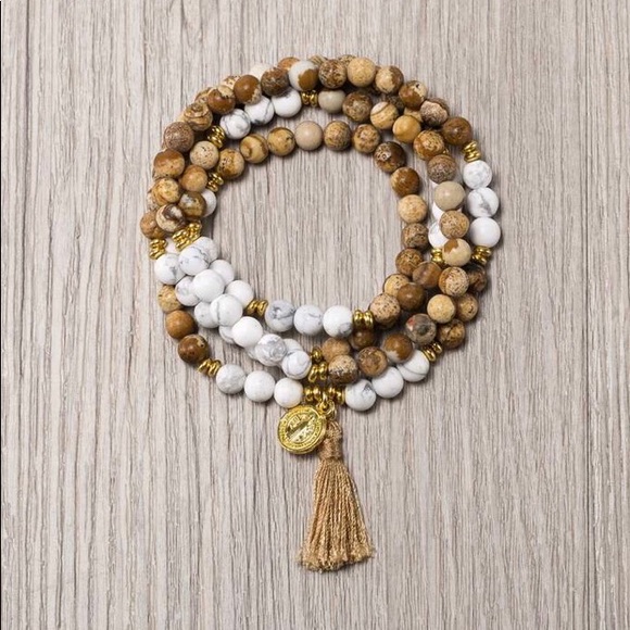 Jewelry - Mala prayer bracelet NWT